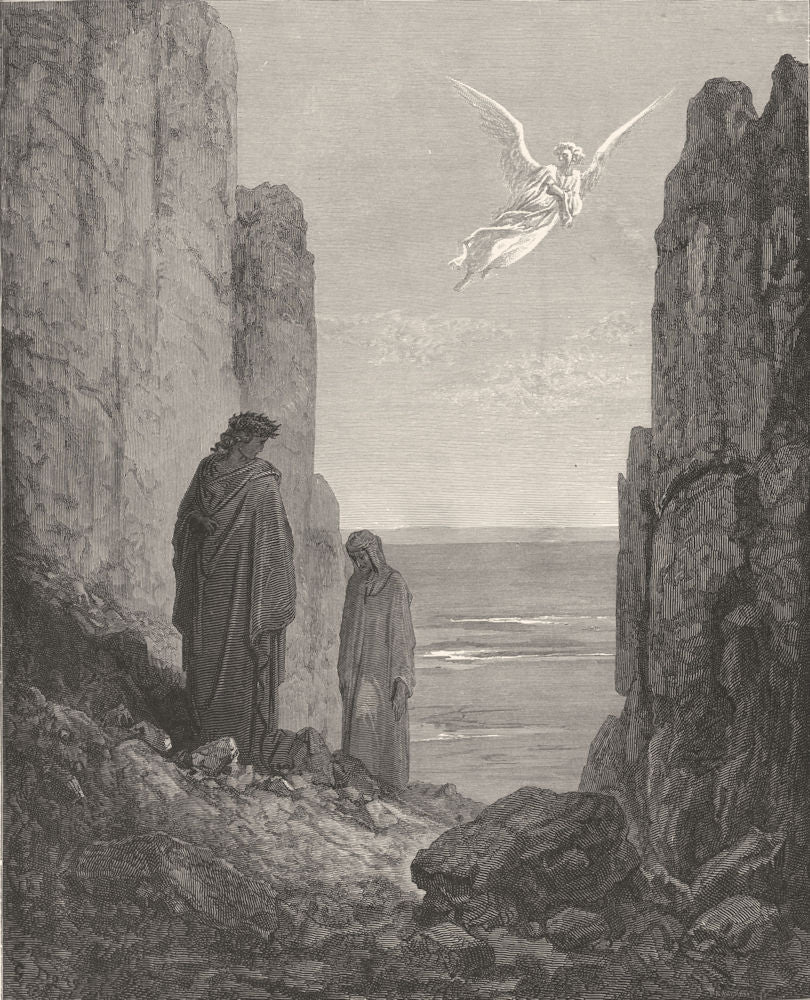 DANTE. Aileth thee, that still thou Look'st earth? began my leader 1893 print